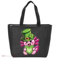 Axolotl Saint Leprechaun St Patrick Day Tote Bag thumb 0