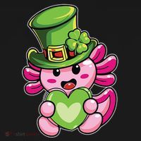 Axolotl Saint Leprechaun St Patrick Day Tote Bag thumb 4