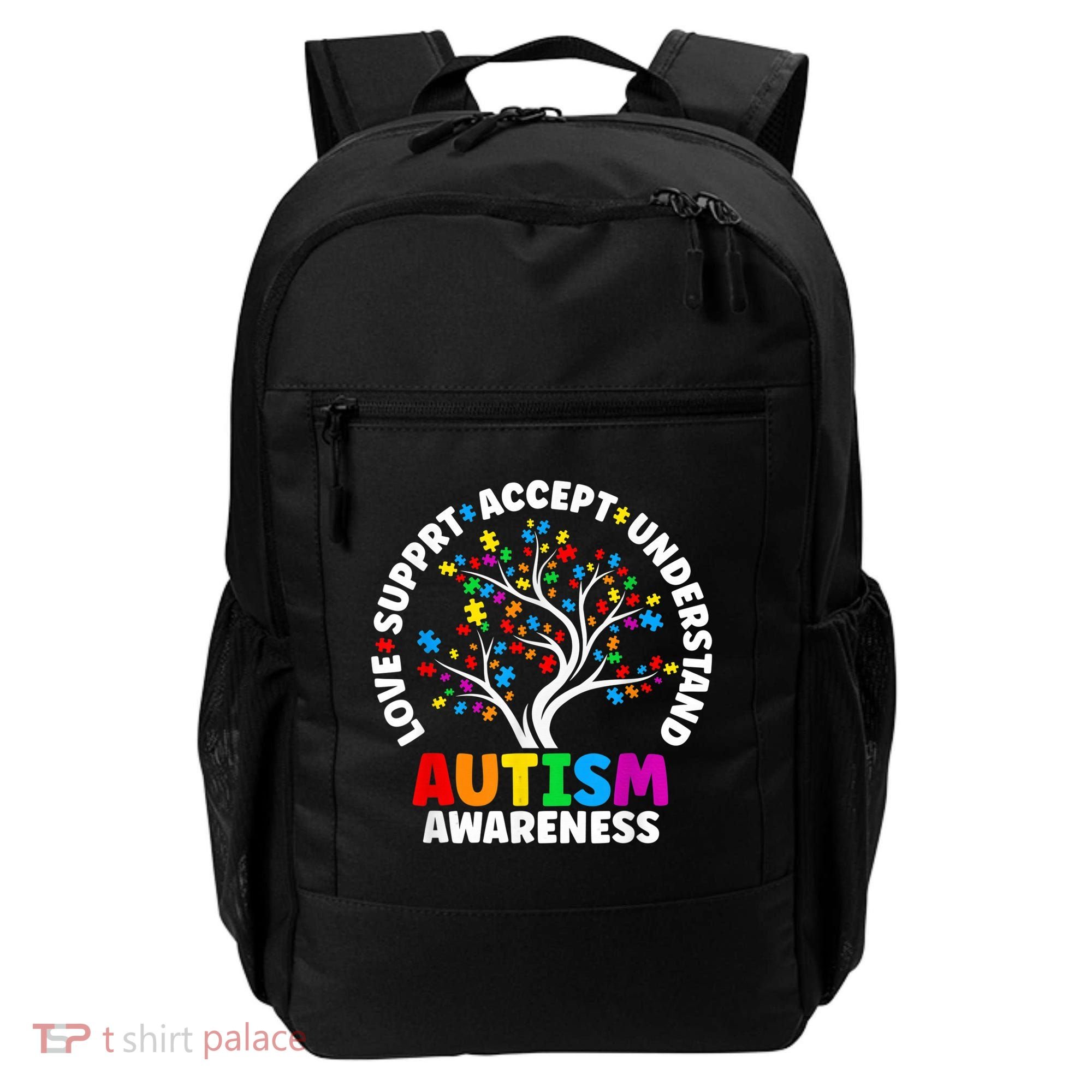 Autism Shirt Love Accept Support Autistic Autism Awareness Backpack