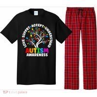 Autism Shirt Love Accept Support Autistic Autism Awareness Pajama Set thumb 0
