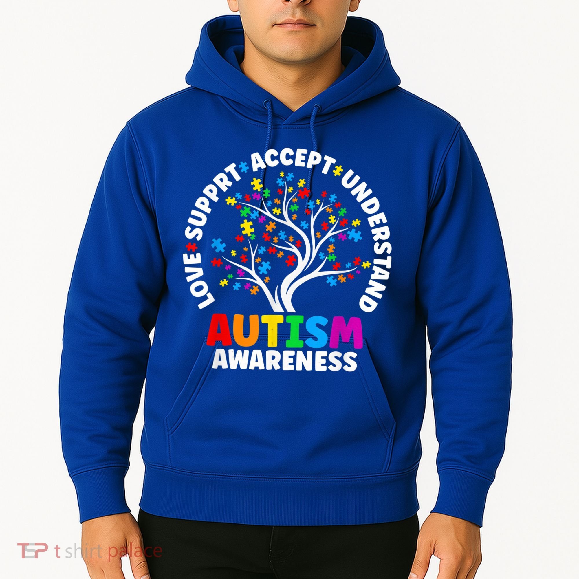 Autism Shirt Love Accept Support Autistic Autism Awareness Hoodie