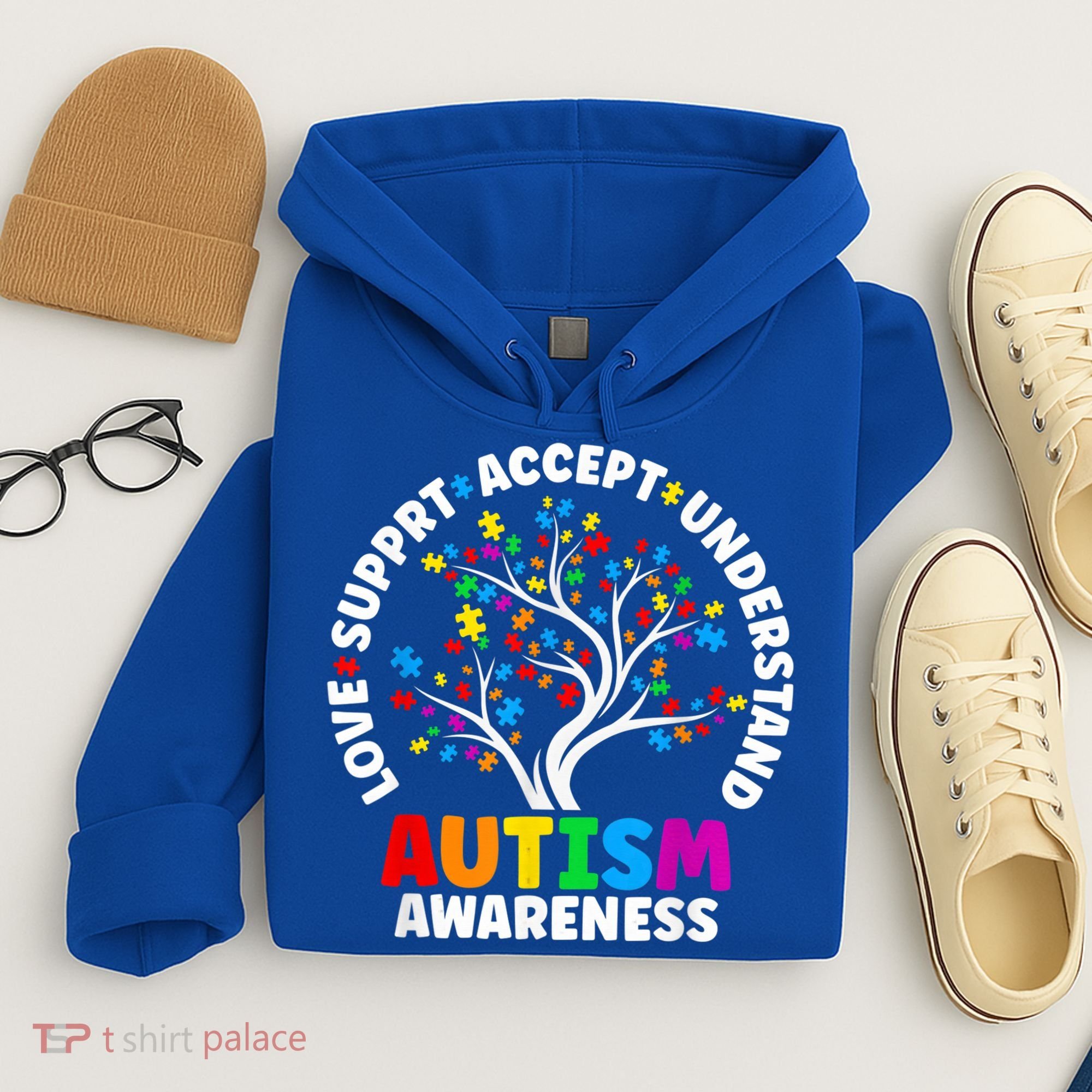 Autism Shirt Love Accept Support Autistic Autism Awareness Hoodie