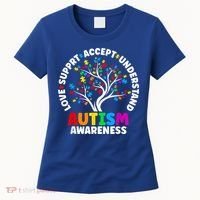 Autism Shirt Love Accept Support Autistic Autism Awareness Women's T-Shirt thumb 0