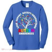 Autism Shirt Love Accept Support Autistic Autism Awareness Kids Long Sleeve Shirt thumb 0