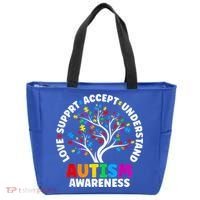 Autism Shirt Love Accept Support Autistic Autism Awareness Tote Bag thumb 0