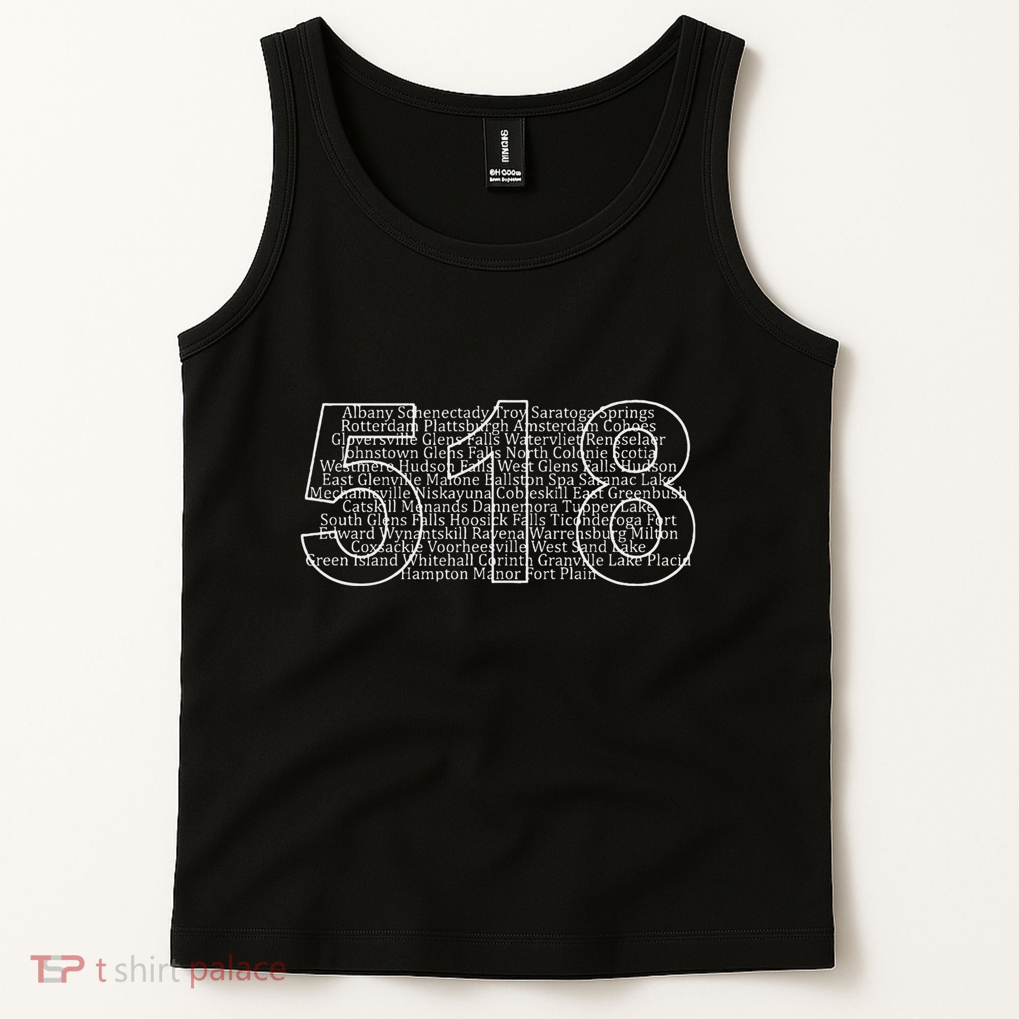 Albany Schenectady Lake Placid Upstate Ny Area Code 518 Tank Top