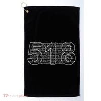 Albany Schenectady Lake Placid Upstate Ny Area Code 518 Golf Towel thumb 0