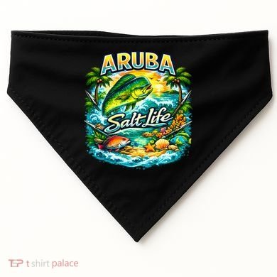 Aruba Salt Life USA-Made Doggie Bandana