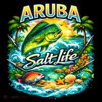 Aruba Salt Life USA-Made Doggie Bandana thumb 3