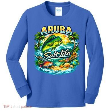 Aruba Salt Life Kids Long Sleeve Shirt