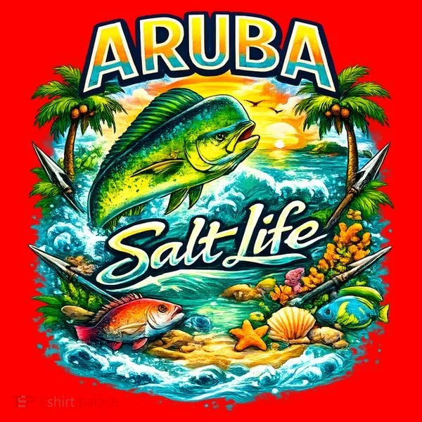 Aruba Salt Life Santa Hat