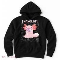 Axolotl Sweets Lollipop Snaxolotl Kawaii Axolotl Hoodie thumb 0