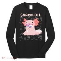 Axolotl Sweets Lollipop Snaxolotl Kawaii Axolotl Long Sleeve Shirt thumb 0