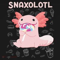 Axolotl Sweets Lollipop Snaxolotl Kawaii Axolotl Sweatshirt thumb 3