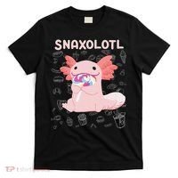 Axolotl Sweets Lollipop Snaxolotl Kawaii Axolotl T-Shirt thumb 0