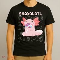 Axolotl Sweets Lollipop Snaxolotl Kawaii Axolotl T-Shirt thumb 3
