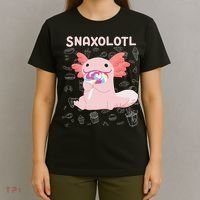 Axolotl Sweets Lollipop Snaxolotl Kawaii Axolotl T-Shirt thumb 4