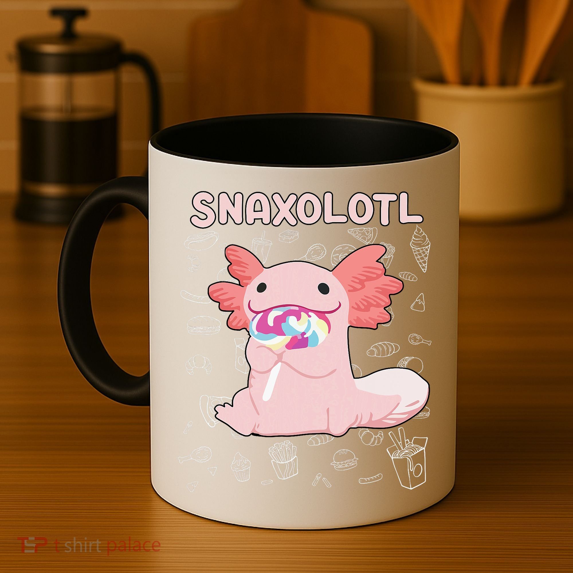Axolotl Sweets Lollipop Snaxolotl Kawaii Axolotl Coffee Mug