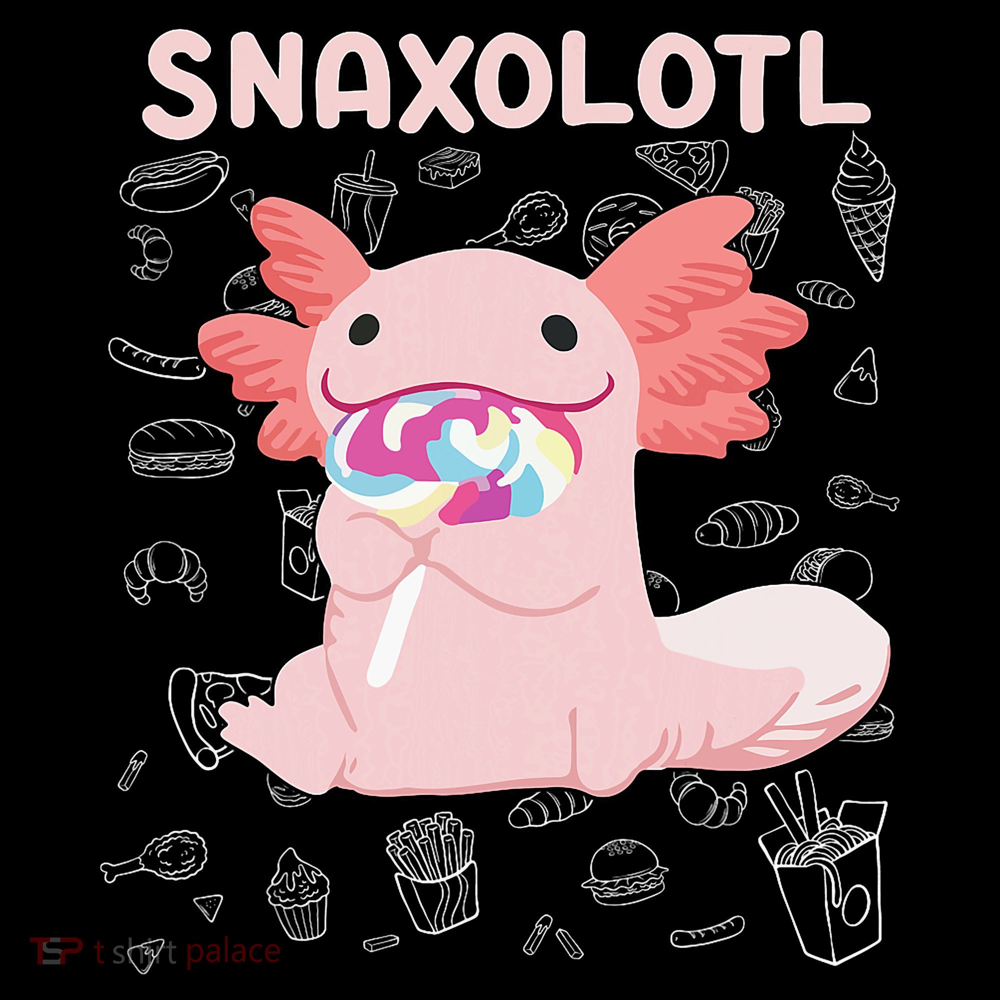 Axolotl Sweets Lollipop Snaxolotl Kawaii Axolotl Coffee Mug
