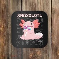 Axolotl Sweets Lollipop Snaxolotl Kawaii Axolotl Coaster thumb 0