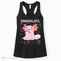 Axolotl Sweets Lollipop Snaxolotl Kawaii Axolotl Women's Tank Top thumb 0