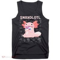 Axolotl Sweets Lollipop Snaxolotl Kawaii Axolotl Tank Top thumb 0