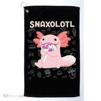 Axolotl Sweets Lollipop Snaxolotl Kawaii Axolotl Golf Towel thumb 0