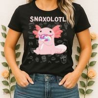 Axolotl Sweets Lollipop Snaxolotl Kawaii Axolotl Women's T-Shirt thumb 2