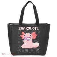 Axolotl Sweets Lollipop Snaxolotl Kawaii Axolotl Tote Bag thumb 0