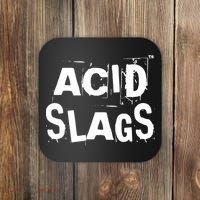ACID SLAGS Logo Coaster thumb 0