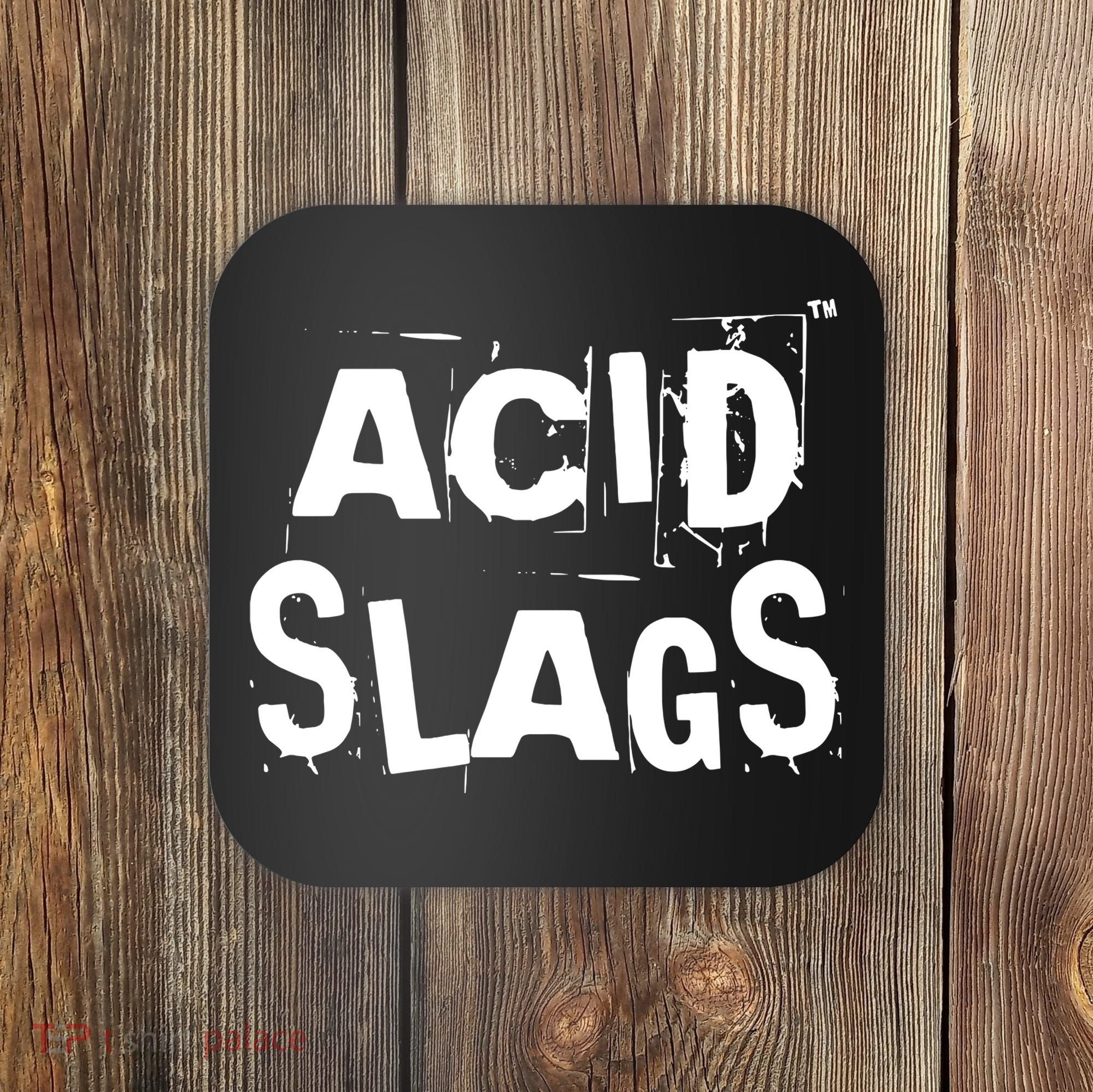 ACID SLAGS Logo Coaster