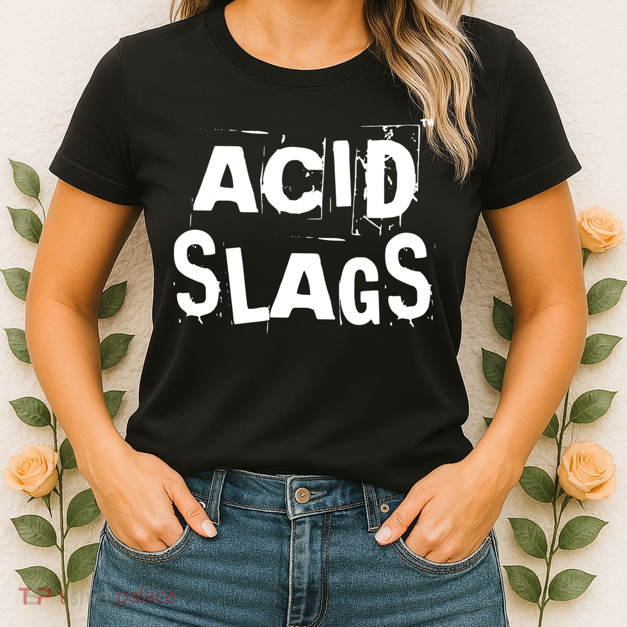 ACID SLAGS Logo Women's T-Shirt