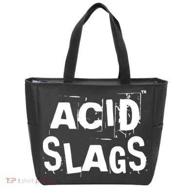 ACID SLAGS Logo Tote Bag