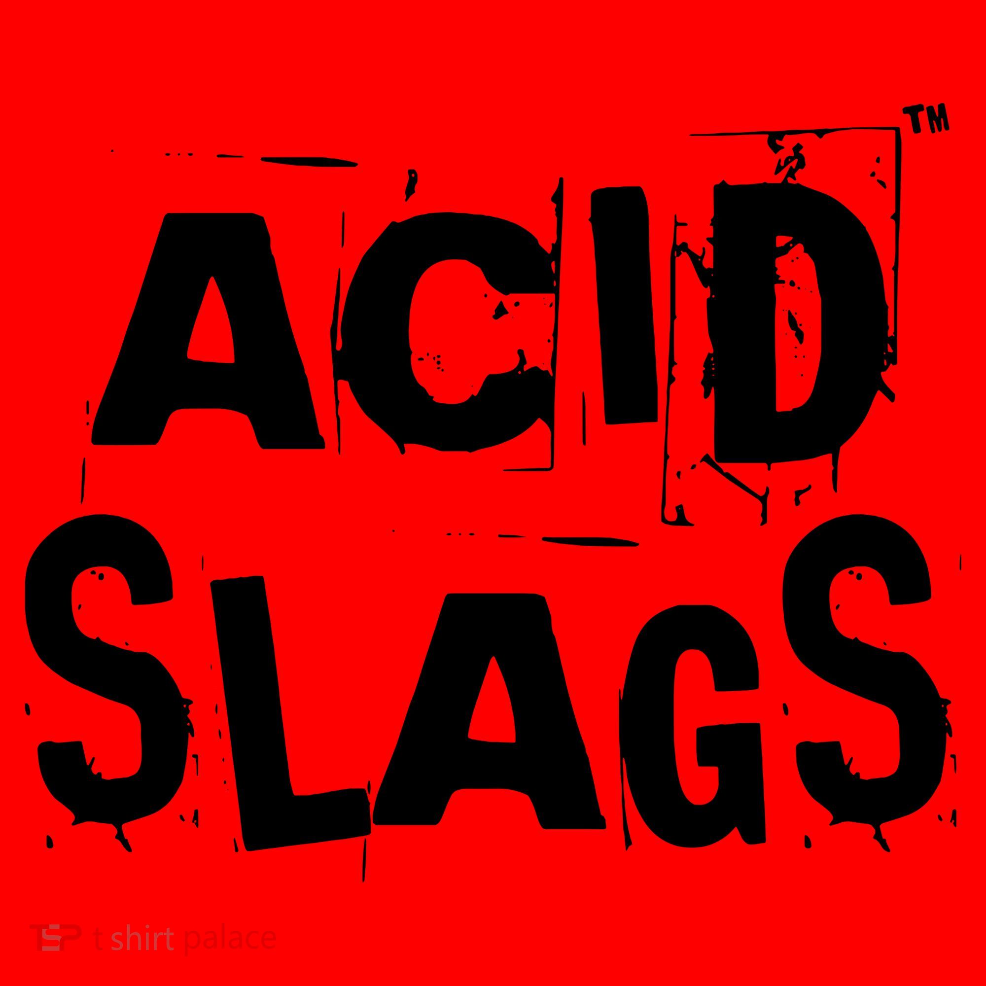 ACID SLAGS Logo Santa Hat