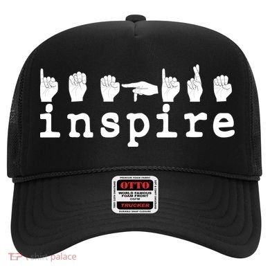 ASL Sign Langage Inspire Hat