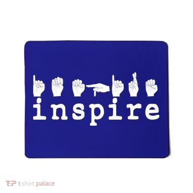 ASL Sign Langage Inspire Mousepad