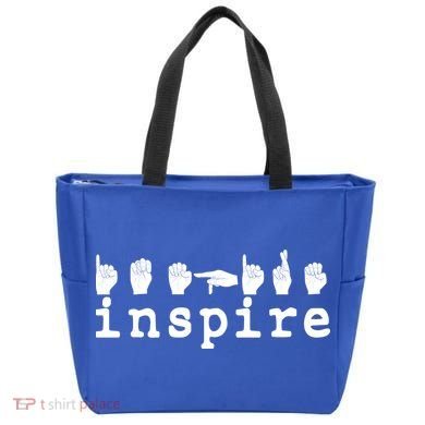 ASL Sign Langage Inspire Tote Bag