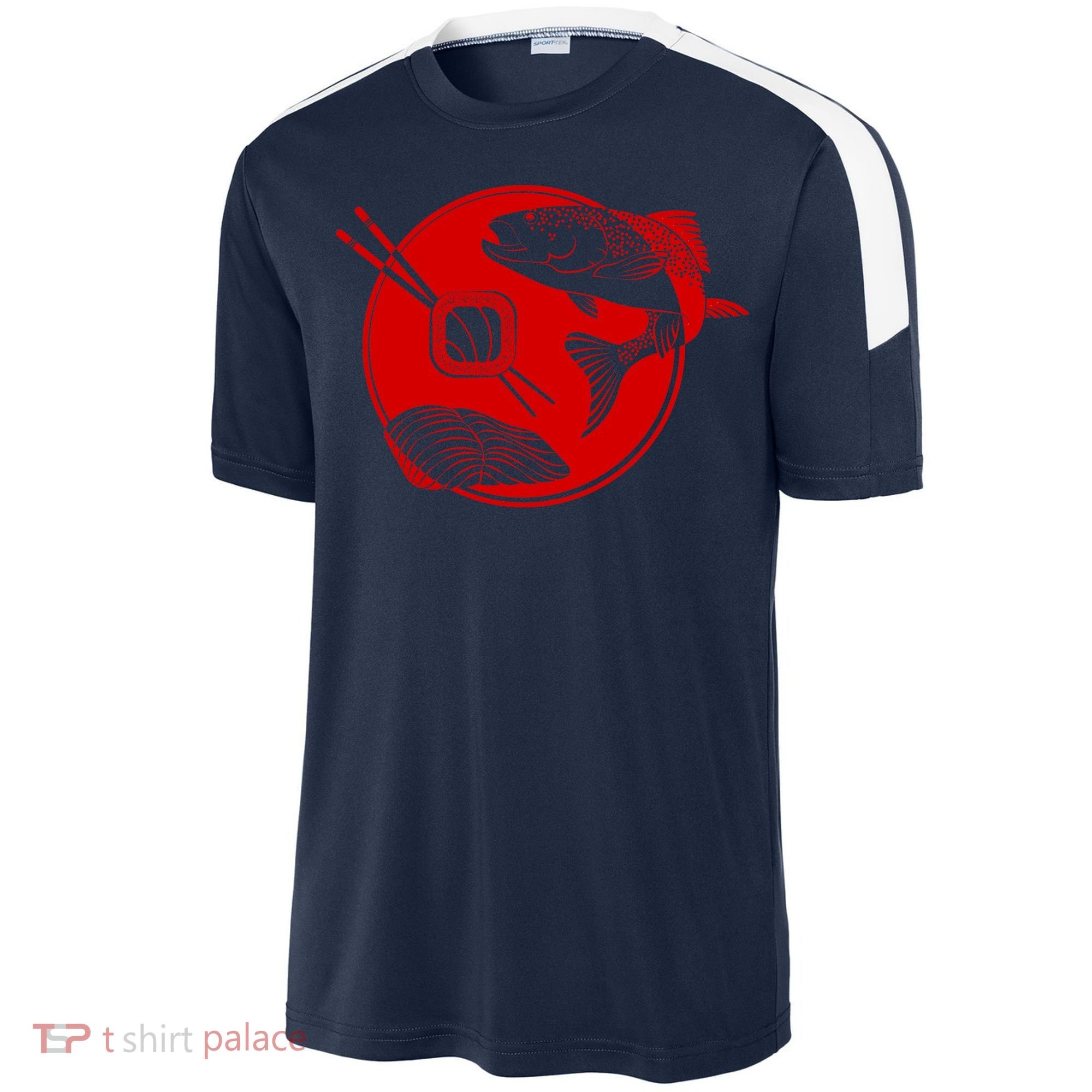 Anime Sushi Logo Salmon Sashimi Sushi Sport-Tek Competitor United Soccer Jersey