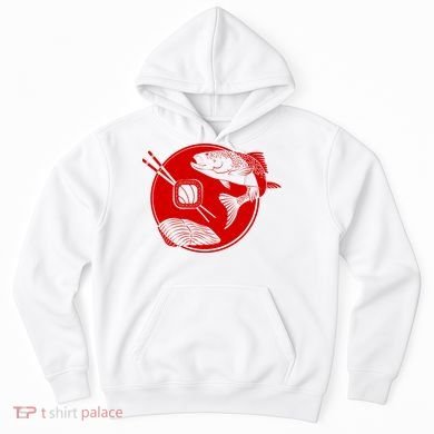 Anime Sushi Logo Salmon Sashimi Sushi Hoodie