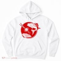 Anime Sushi Logo Salmon Sashimi Sushi Hoodie thumb 0