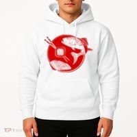 Anime Sushi Logo Salmon Sashimi Sushi Hoodie thumb 2