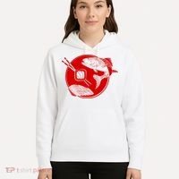 Anime Sushi Logo Salmon Sashimi Sushi Hoodie thumb 5