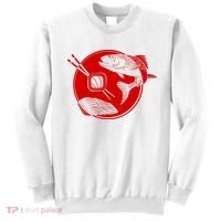 Anime Sushi Logo Salmon Sashimi Sushi Sweatshirt thumb 0