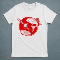 Anime Sushi Logo Salmon Sashimi Sushi T-Shirt thumb 5