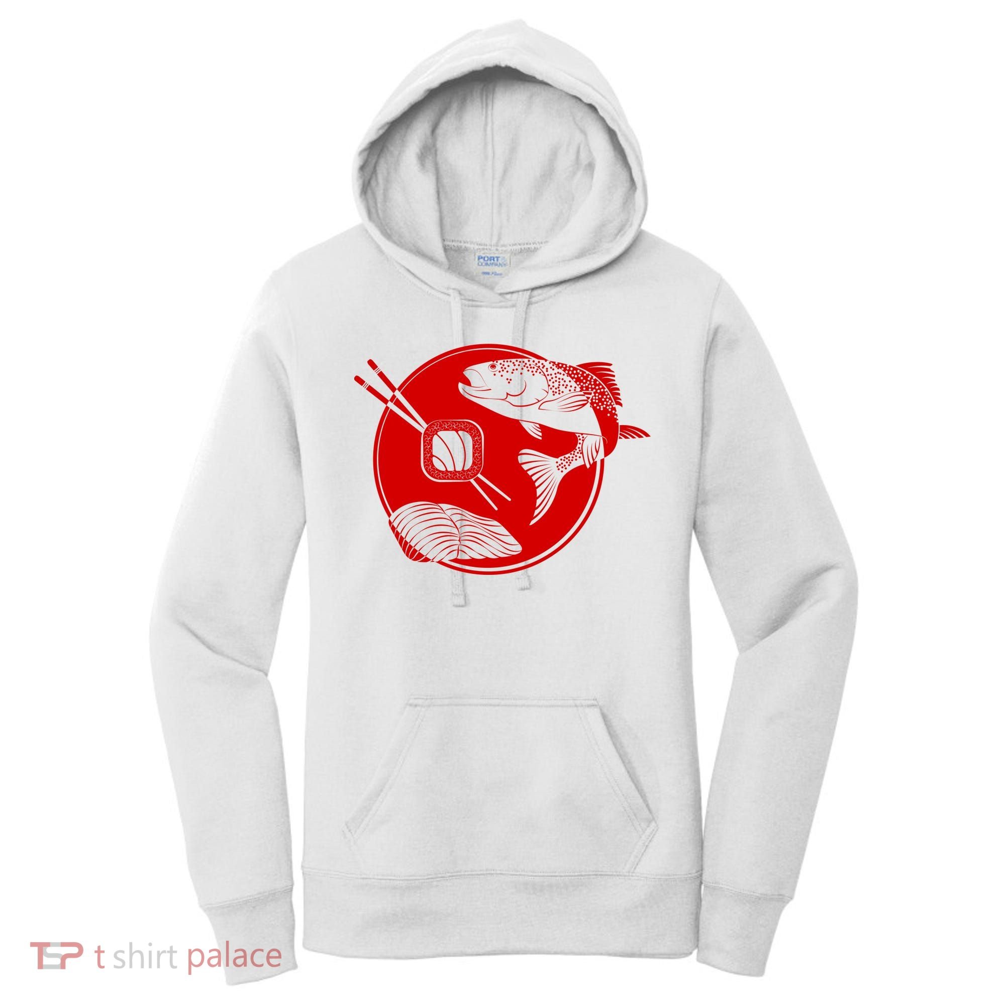 Anime Sushi Logo Salmon Sashimi Sushi Women's Hoodie