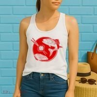 Anime Sushi Logo Salmon Sashimi Sushi Women's Tank Top thumb 2