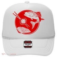 Anime Sushi Logo Salmon Sashimi Sushi Hat thumb 0