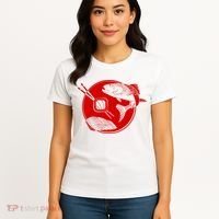 Anime Sushi Logo Salmon Sashimi Sushi Women's T-Shirt thumb 4