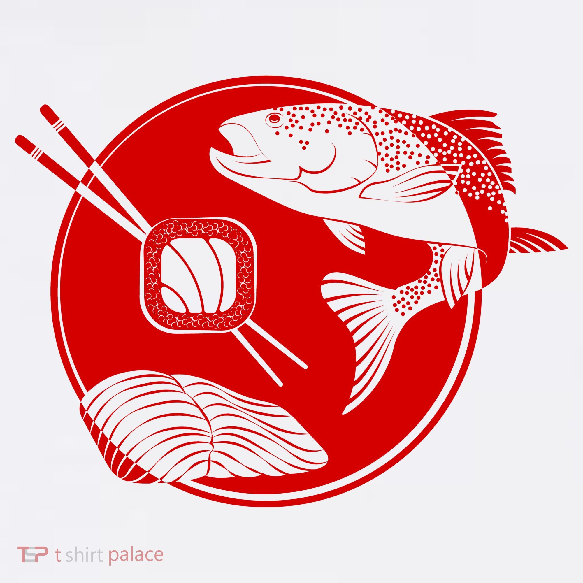 Anime Sushi Logo Salmon Sashimi Sushi Kids Sweatshirt