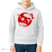 Anime Sushi Logo Salmon Sashimi Sushi Kids Hoodie thumb 4